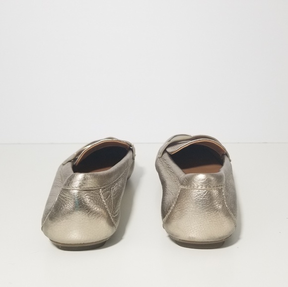 Calvin Klein Champagne Gold Slip on Loafers Sz 6.5 - Picture 3 of 7